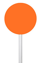 Image showing Orange sign