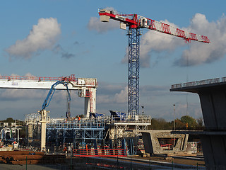 Image showing Coulombiers, november 2013, precast concrete segment plant