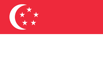 Image showing Flag of Singapore