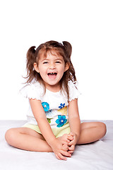 Image showing Cute happy toddler girl