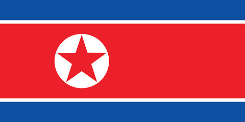 Image showing Flag of North Korea