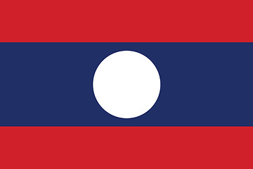 Image showing Flag of Laos