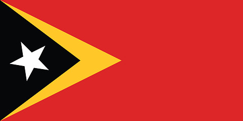 Image showing Flag of East Timor