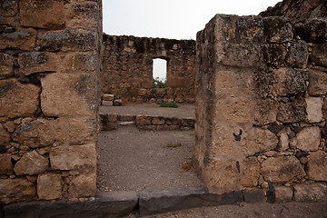 Image showing Ancient ruins in galilee