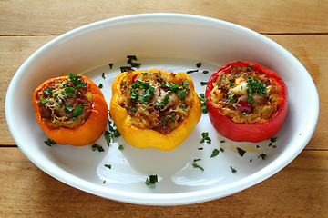 Image showing Stuffed peppers