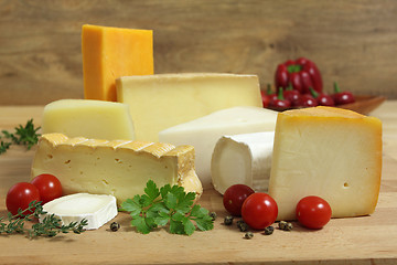 Image showing Cheeses