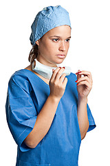 Image showing Female Surgeon