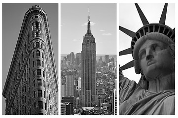 Image showing New York Black and White Triptych