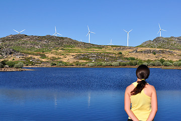 Image showing Wind Turbines