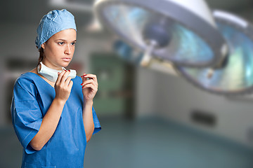 Image showing Female Surgeon