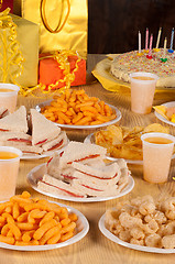 Image showing Birthday setup