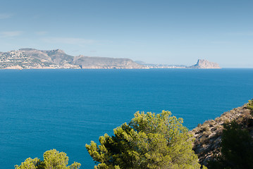 Image showing Altea bay towards Calpe