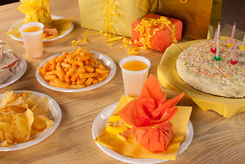 Image showing Birthday food