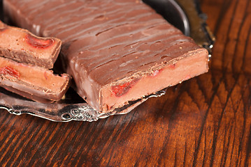 Image showing Cherry turron