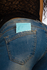 Image showing Condom in pocket