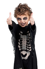 Image showing Child in halloween costume