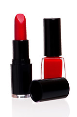 Image showing Red lipstick