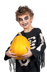 Image showing Child in halloween costume