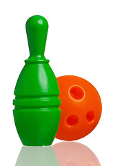 Image showing Toy bowling