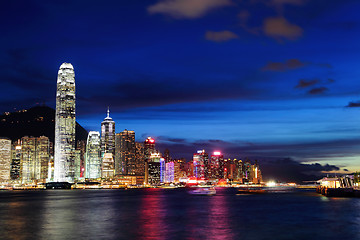 Image showing Hong Kong at night