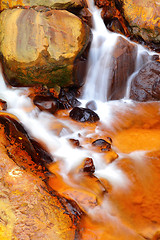 Image showing Golden Waterfall