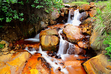 Image showing Golden Waterfall