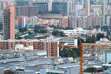 Image showing downtown of Hong Kong city