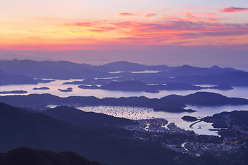 Image showing Sai Kung at morning, Hong Kong