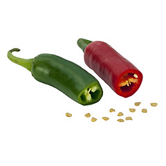 Image showing Chillies