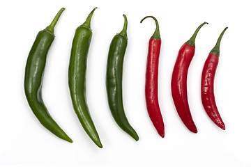 Image showing Chillies