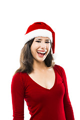 Image showing Santa Woman