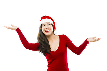 Image showing Santa Woman