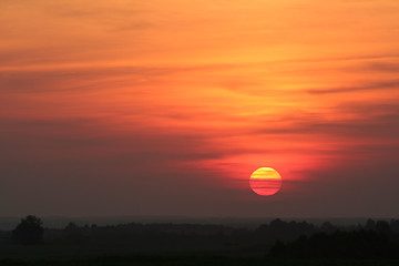 Image showing Sunset