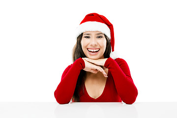 Image showing Santa Woman