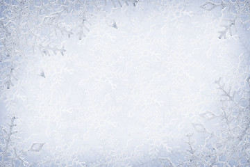 Image showing Snowflakes background