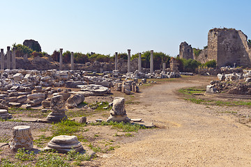 Image showing Turkey with Greek theater in the background