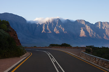 Image showing Curving highway