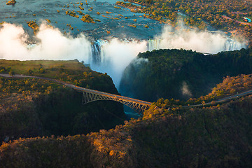 Image showing Victoria Falls from the Air