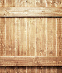 Image showing Wooden wall