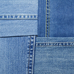 Image showing Jeans texture