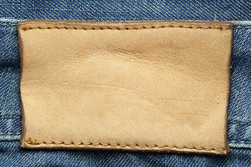 Image showing Jeans label