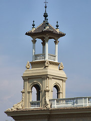 Image showing Guard tower in Barcelona