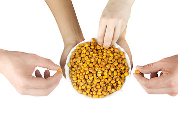 Image showing fried corn