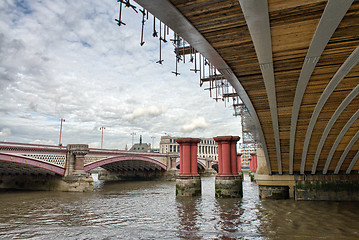 Image showing Structure and Architecture of London Bridges - UK