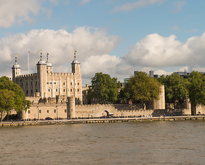 Image showing City of London with Thames river in Autumn