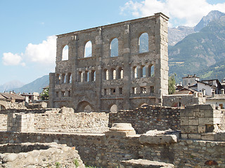 Image showing Roman Theatre Aosta