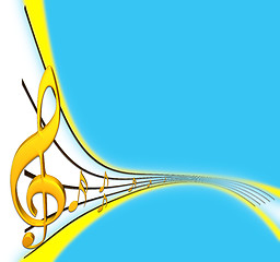 Image showing treble clef