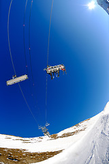 Image showing Ski lift