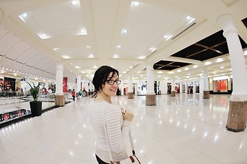 Image showing happy woman shopping
