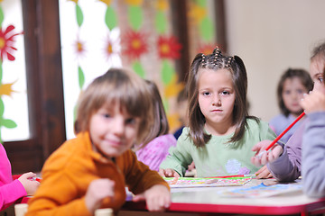 Image showing preschool  kids